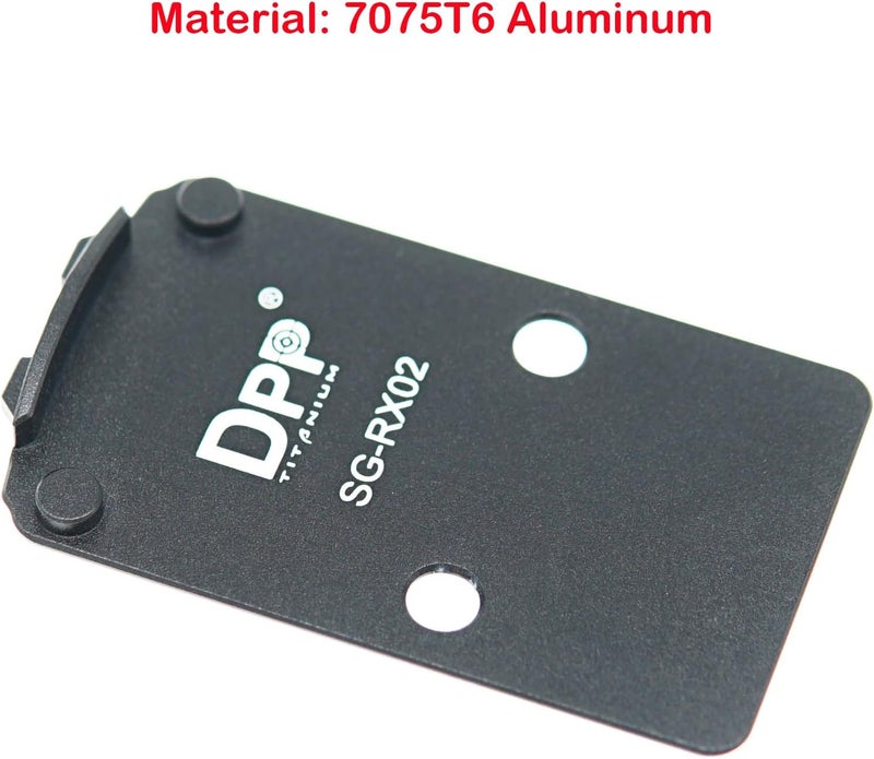DPP Titanium Adapter Plate Compatible with SIG P320 with Romeo 1 Pro Optic Ready Cut P211 GTO and Holosun 407C/507C/508T Trijicon RMR/SRO - Image 5
